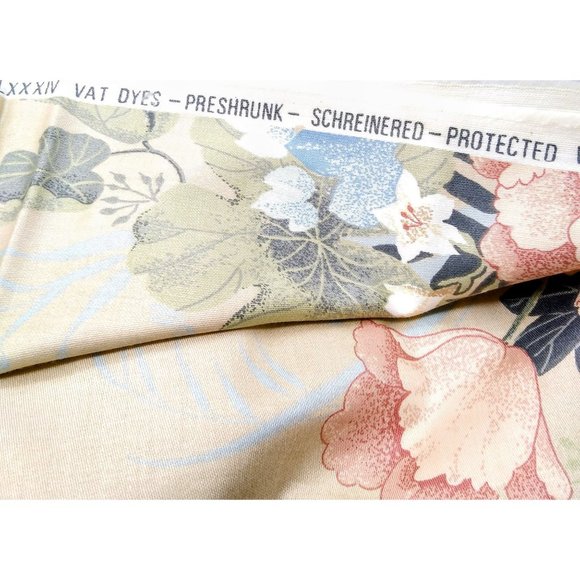 Vintage 5th Avenue Designs Screen Print Cloth, 1986 ESD Scotchgard Schreinered - Picture 4 of 4